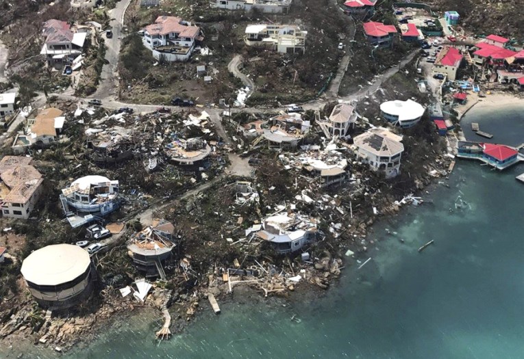 CORRECTION Virgin Gorda Hurricane Irma